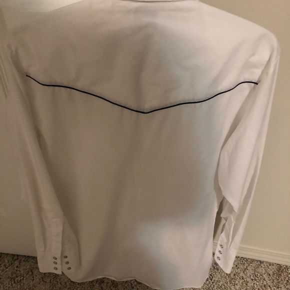 Ely Cattlemen traditional white western shirt - Picture 3 of 3